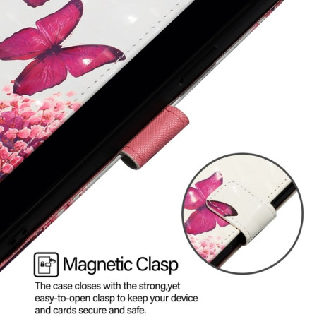 Чехол-книжка 3D Painting для Infinix Smart 8 - Butterfly