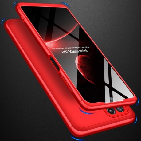 Противоударный чехол GKK Three Stage Splicing на Samsung Galaxy M32/A22 4G - красный