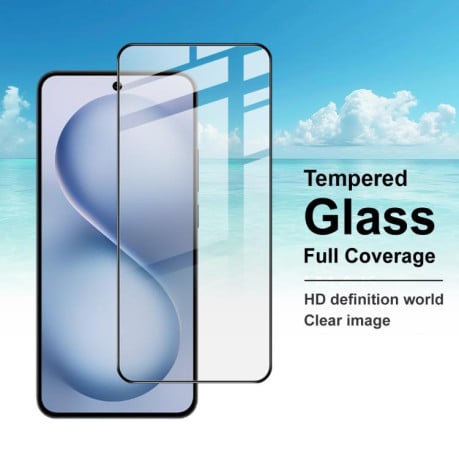 Защитное стекло IMAK 9H Full Screen Film Pro+ Version на OPPO Reno14 F 5G Global - черное