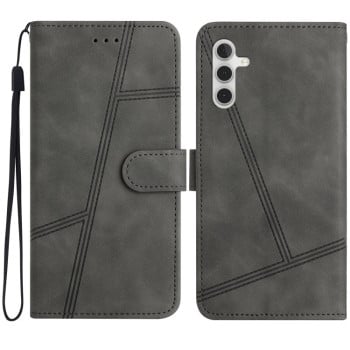 Чехол-книжка Stitching Skin Feel для Samsung Galaxy A56 5G - серый