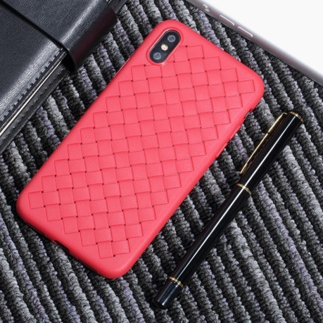 Чехол Benks Knitting Leather Surface Case на iPhone XS Max красный