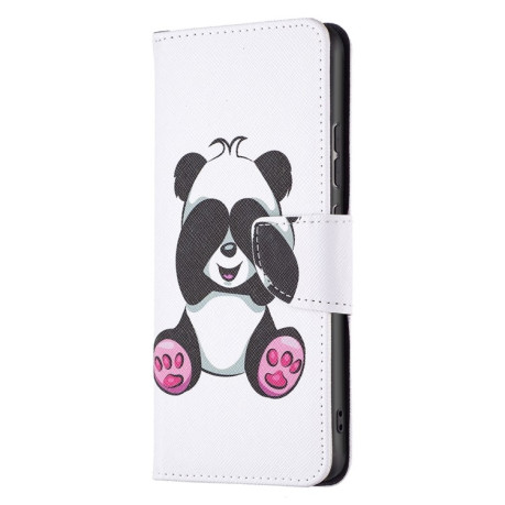 Чехол-книжка Colored Drawing Series на Xiaomi Mi 12 - Panda