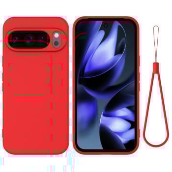 Силіконовий чохол Solid Color Liquid Silicone на Google Pixel 10 Pro XL - червоний