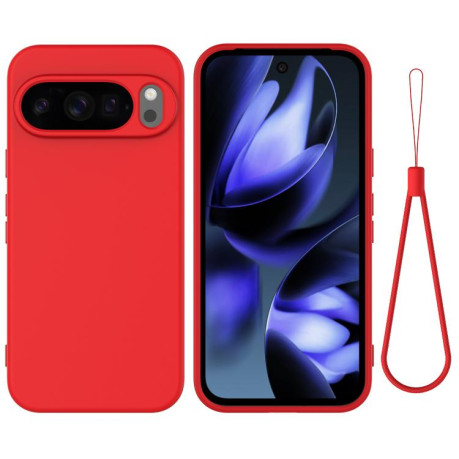 Силіконовий чохол Solid Color Liquid Silicone на Google Pixel 10 Pro XL - червоний