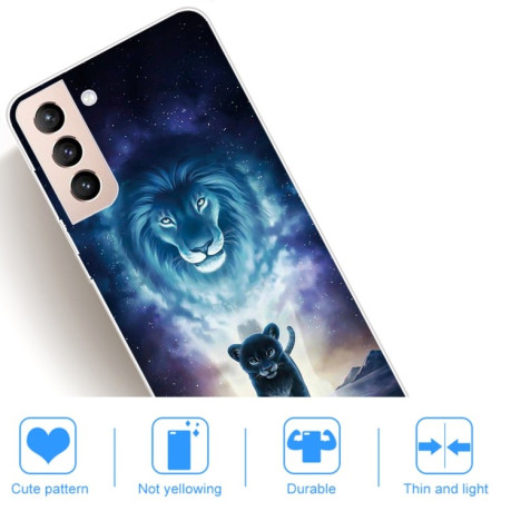 Чохол Painted Pattern для Samsung Galaxy S22 5G - Lion