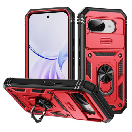 Протиударний чохол Sliding Camshield для Google Pixel 9a - Red+Black