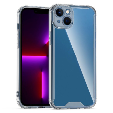 Чохол протиударний Colorful Acrylic Series для iPhone 14 Plus - чорний