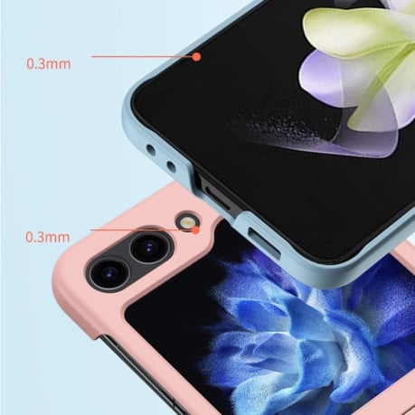 Протиударний чохол 2 Parts Skin Feel PC Full Coverage Shockproof для Samsung Galaxy Flip 6 - рожевий