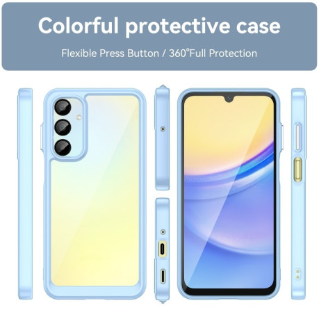 Протиударний чохол Colorful Acrylic Series для Samsung Galaxy A16 5G - синій
