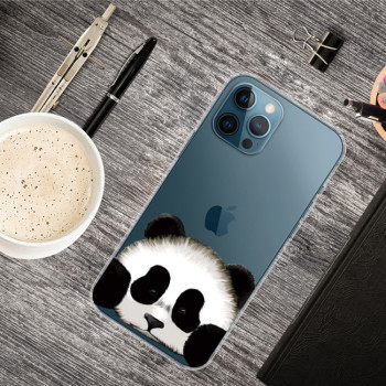 Чехол Painted Pattern для iPhone 13 Pro - Hug Face Panda
