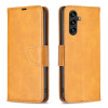 Чохол-книжка Retro Lambskin Texture для Samsung Galaxy A35 - жовтий