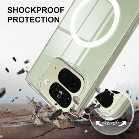 Противоударный чехол Scratchproof PC Transparent MagSafe на Google Pixel 10 Pro Fold