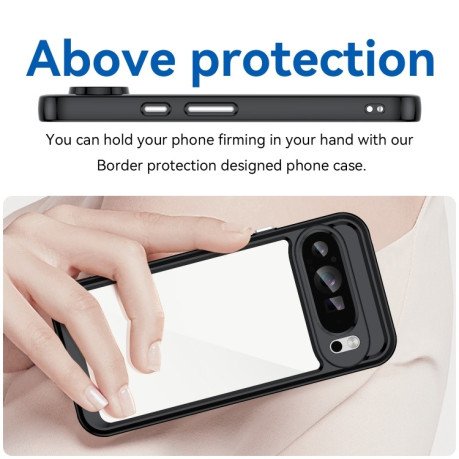 Протиударний чохол Colorful Acrylic Series для Google Pixel 9 Pro XL - чорний