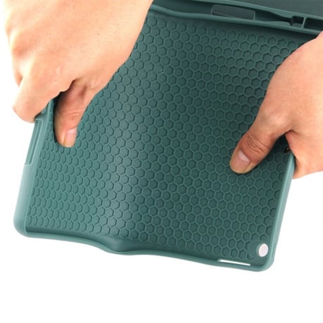 Чохол-книжка Foldable Deformation для iPad 10.2 – темно-зелений