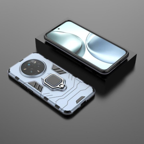 Протиударний чохол HMC 360 Degree Rotating Holder на Realme 14 Pro+ 5G - синій