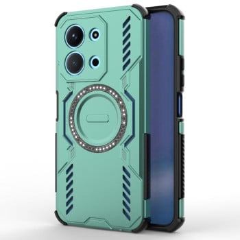 Протиударний чохол Butterfly Armor з MagSafe на Xiaomi Redmi 15C 5G / 4G EU 173mm - зелений