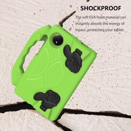 Протиударний чохол EVA Thumb Bracket для Xiaomi Redmi Pad SE 8.7 2024 - зелений