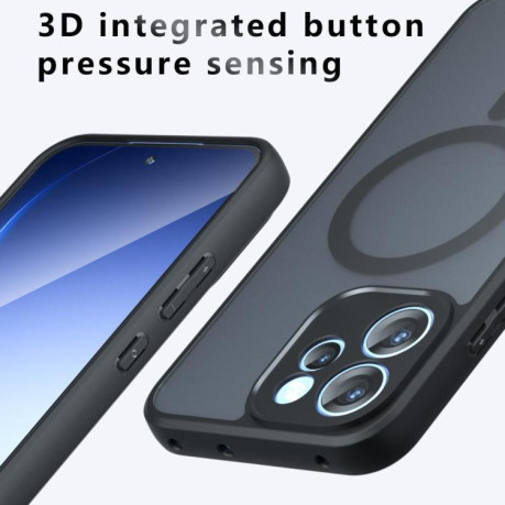 Чохол MagSafe Holder Armor гібрид на OPPO Reno15 Pro 5G Global — матовий чорний
