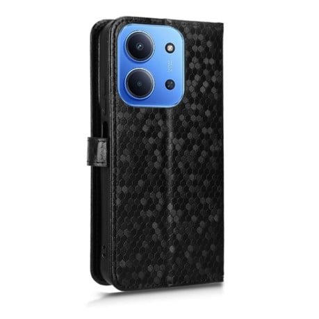 Чохол-книжка Honeycomb Dot на Xiaomi Redmi 15C 5G / 4G EU 173mm / Poco C85 5G - чорний