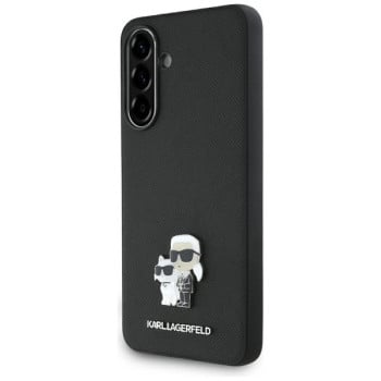 Оригінальний чохол Karl Lagerfeld Saffiano Case w/ K&amp;C Metal Logo на Samsung Galaxy A36 - Black