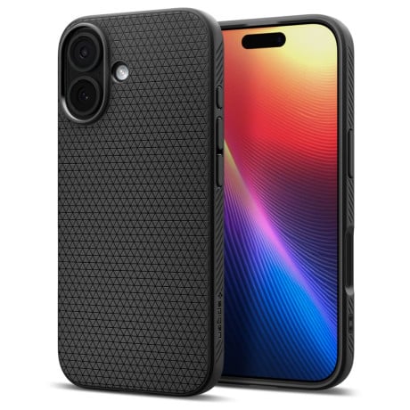 Оригинальный чехол Spigen Liquid Air на iPhone 17 - Matte Black