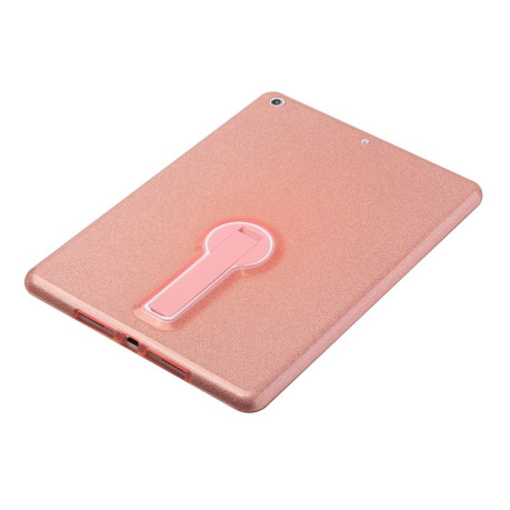 Противоударный чехол Glitter with Holder для iPad 10.2  - розовое золото