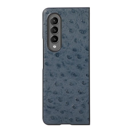 Протиударний чохол Ostrich Skin Texture для Samsung Galaxy Z Fold 3 - синій