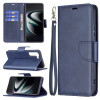 Чохол-книжка Retro Lambskin Texture для Samsung Galaxy S22 Plus 5G - синій