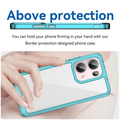 Протиударний чохол Colorful Acrylic Series для OPPO Reno13 Pro - синій