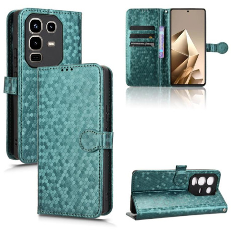 Чохол-книжка Honeycomb Dot для Infinix Note 50 4G / Note 50 Pro 4G - зелений