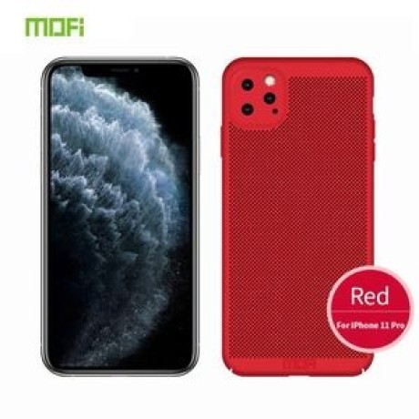 Ультратонкий чехол MOFI Breathable  на iPhone 11 Pro-красный