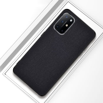 Противоударный чехол Cloth Texture на Samsung Galaxy A72 - черный
