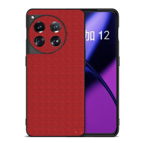 Чохол протиударний Nylon Cloth Texture +TPU для OnePlus 12 - червоний