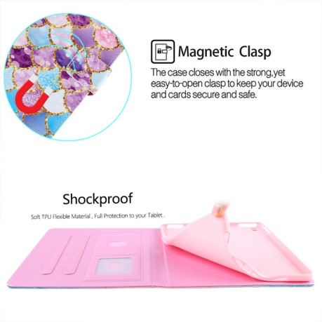 Чехол-книжка Silk Texture для iPad mini 6 - Colorful Scales