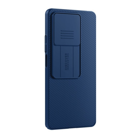 Противоударный чехол NILLKIN Black Mirror Series для Xiaomi Redmi Note 13 - синий