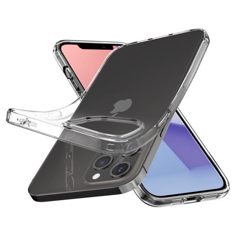 Оригинальный Чехол Spigen Liquid Crystal на iPhone 12 Pro Max Crystal Clear