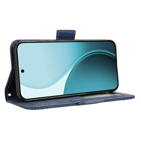 Чехол-книжка Skin Feel Calf на OPPO Reno14 F 5G — синий