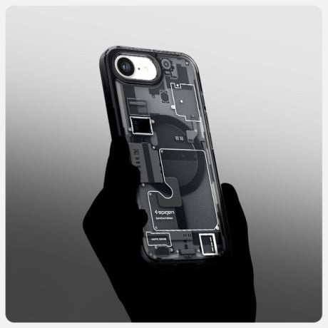 Оригинальный чехол Spigen Ultra Hybrid  Zero One Mag для iPhone 16e - Black