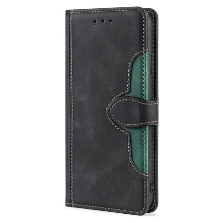 Чохол-книжка Stitching Skin Feel для OPPO Reno12 F/12 FS 5G - чорний