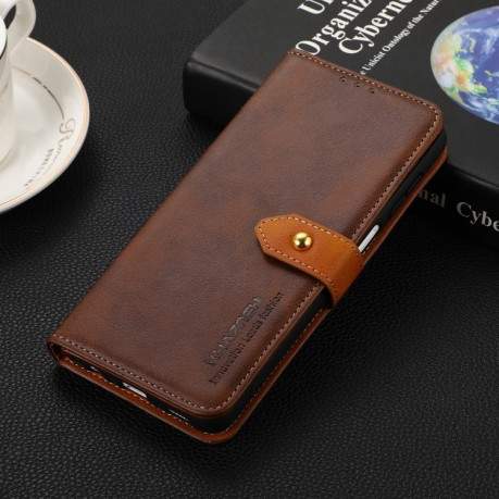 Чохол-книжка KHAZNEH Cowhide Texture на Xiaomi 14T Pro - коричневий