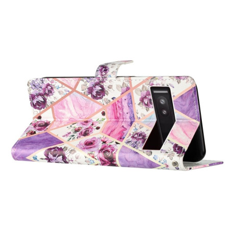 Чехол-книжка Colored Drawing Pattern для Google Pixel 9a - разноцветные