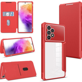 Чехол-книжка Magnetic Flip для Samsung Galaxy A73 5G - красный
