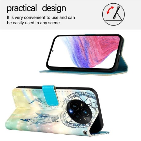 Чехол-книжка 3D Painting для Realme 14 Pro+ 5G - Chimes