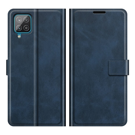 Чехол-книжка Retro Calf Pattern Buckle для Samsung Galaxy M32/A22 4G - синий