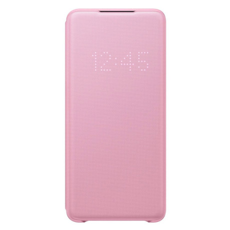 Оригінальний чохол-книжка Samsung LED View Cover Samsung Galaxy S20 Plus pink (EF-NG985PPEGRU)