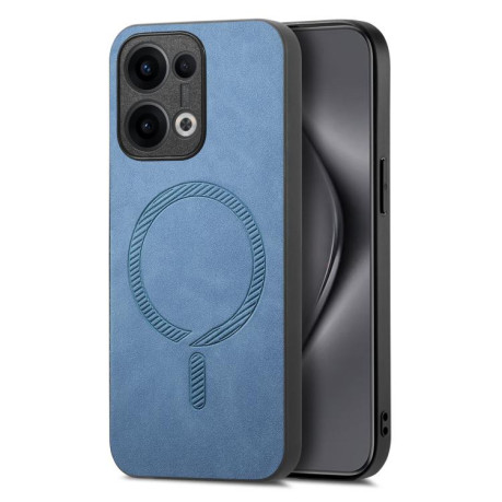 Чохол Retro MagSafe Magnetic PU на OPPO Reno13 Pro 5G - синій