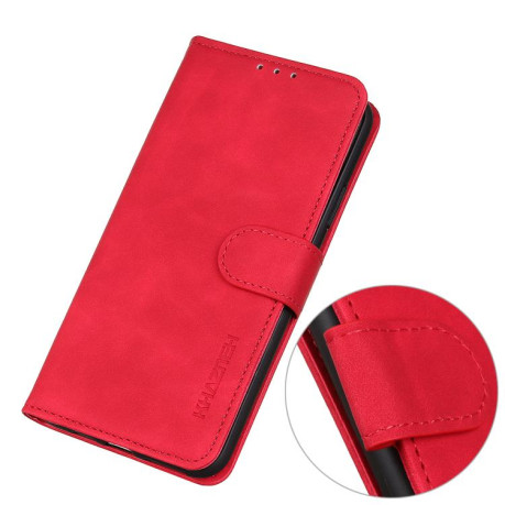 Чохол-книжка KHAZNEH Cowhide Texture на Xiaomi Redmi Note 14 4G 164.48mm - червоний