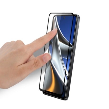 Защитное стекло mocolo 0.33mm 9H 3D Full Glue для Xiaomi Poco X4 Pro 5G - черное