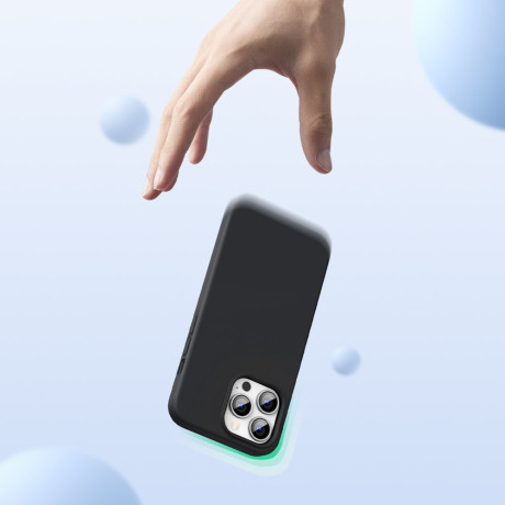 Оригінальний силіконовий чохол Ugreen Flexible Rubber для iPhone 13 Pro Max - чорний