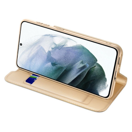 Чохол-книжка DUX DUCIS Skin Pro Series Samsung Galaxy S21 FE - золотий